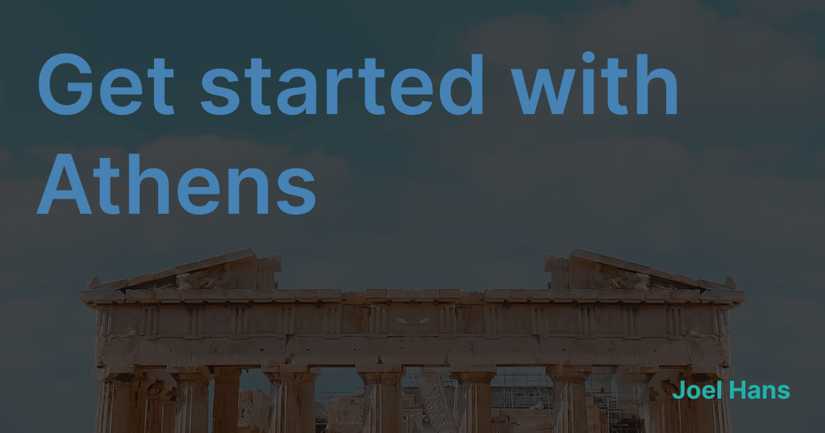 Get started with Athens Research