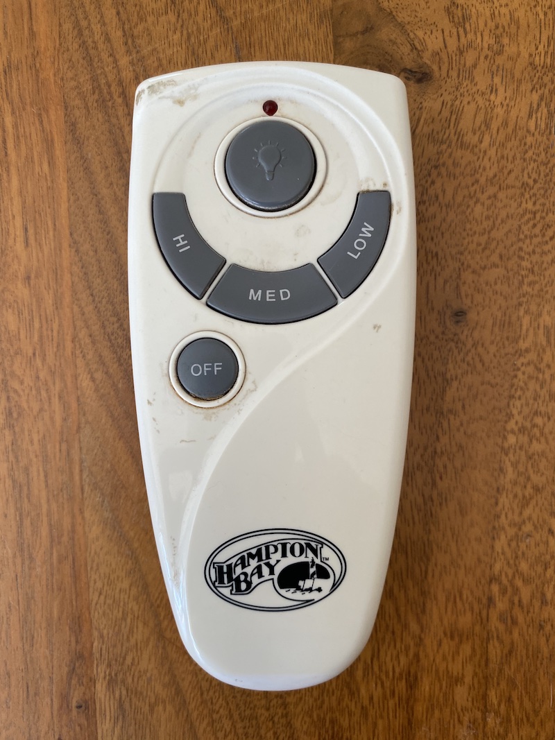 The stupid Hampton Bay remote