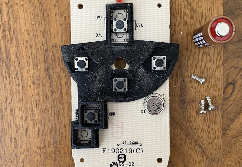 The stupid rubber thing in the remote